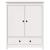 Dulap, alb, 83x41,5x100 cm, lemn masiv de pin GartenMobel Dekor