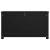 Cutie de depozitare, negru, 80x40x45,5 cm, lemn masiv de pin GartenMobel Dekor