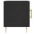 Noptieră, negru, 40x40x50 cm, lemn compozit GartenMobel Dekor