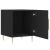 Noptieră, negru, 40x40x50 cm, lemn compozit GartenMobel Dekor