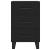 Noptieră, negru, 40x40x66 cm, lemn compozit GartenMobel Dekor
