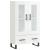 Dulap înalt, alb extralucios, 69,5x31x115 cm, lemn prelucrat GartenMobel Dekor