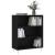 Bibliotecă, negru, 69,5x32,5x90 cm, lemn compozit GartenMobel Dekor