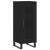 Servantă, negru, 34,5x34x90 cm, lemn compozit GartenMobel Dekor