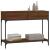 Măsuță consolă, stejar maro, 100x34,5x75 cm, lemn prelucrat GartenMobel Dekor