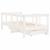 Cadru de pat copii cu sertare, alb, 70x140 cm, lemn masiv pin GartenMobel Dekor