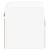 Comode TV de perete, 2 buc., alb, 40x30x30 cm, lemn prelucrat GartenMobel Dekor