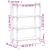 Bibliotecă 4 niveluri stejar sonoma 80x30x120 cm lemn prelucrat GartenMobel Dekor