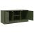 Comodă TV, verde măsliniu, 99x39x44 cm, oțel GartenMobel Dekor