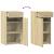 Dulap, stejar sonoma, 45x42,5x93 cm, lemn prelucrat GartenMobel Dekor