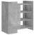 Dulap, gri beton, 73,5x35x75 cm, lemn prelucrat GartenMobel Dekor