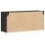 Dulap TV de perete cu lumini LED negru 100x31x45 cm GartenMobel Dekor