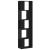 Bibliotecă cu 5 niveluri negru 45x23,5x162,5 cm lemn prelucrat GartenMobel Dekor