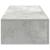 Raft de perete cu sertare Gri beton 100x36x19 cm Lemn prelucrat GartenMobel Dekor