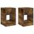 Masă laterală 2 pcs Stejar fumuriu 30,5 x 30 x 45 cm GartenMobel Dekor
