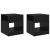 Masă laterală 2 pcs Stejar Negru 40,5 x 40 x 45 cm GartenMobel Dekor