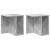 Masă laterală 2 pcs Gri din beton 37 x 32 x 40 cm Lemn compozit GartenMobel Dekor