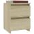 Set 2 Noptiere 30x30x40 cm cu 2 Sertare, PAL Stejar Sonoma