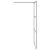 Paravan de duș walk-in negru 115x195 cm sticlă ESG transparentă GartenMobel Dekor