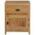 Noptieră din lemn de tec masiv, 40 x 30 x 50 cm GartenMobel Dekor
