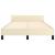 Cadru de pat cu tăblie, crem, 120x200 cm, piele ecologică GartenMobel Dekor