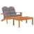 Set mobilier de grădină Adirondack, 4 piese, lemn masiv acacia GartenMobel Dekor