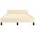 Cadru de pat fără saltea cremă 120x190 cm piele artificială GartenMobel Dekor
