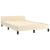 Cadru de pat fără saltea cremă 120x190 cm piele artificială GartenMobel Dekor