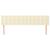 Tăblii de pat, 2 buc, crem, 100x5x78/88 cm, piele ecologică GartenMobel Dekor