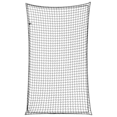 Plasă de remorcă cu funie elastică, negru, 2,1x1,25 m, PP GartenMobel Dekor