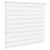 Jaluzea tip zebra alb lățime țesătură 160,9 cm poliester GartenMobel Dekor