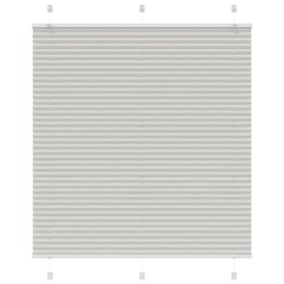 Jaluzea plisată gri deschis 115x150 cm Lățime țesătură 114,4 cm GartenMobel Dekor