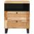 Dulap de noapte natural 50 x 33 x 62 cm Lemn de mango solid GartenMobel Dekor