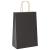 Pungi de hârtie 50 buc cu mânere negre 21x11x31 cm GartenMobel Dekor