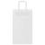 Pungi de hârtie 50 buc cu mânere albe 21x11x36 cm GartenMobel Dekor