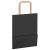 Saci de hârtie 50 buc cu mânere negre 18x8x22 cm GartenMobel Dekor