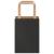 Pungi de hârtie 250 buc cu mânere negre 15x8x21 cm GartenMobel Dekor