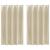 Perdele opace 2 pcs Crem 140 x 140 cm Catifea GartenMobel Dekor