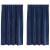 Perdele opace 2 pcs Albastru închis 140 x 175 cm Catifea GartenMobel Dekor