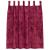 Cortine din catifea 2 pcs Roșu Vin 140 x 140 cm Catifea GartenMobel Dekor