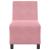 Canapea Scaun fără brațe roz 55 cm catifea GartenMobel Dekor