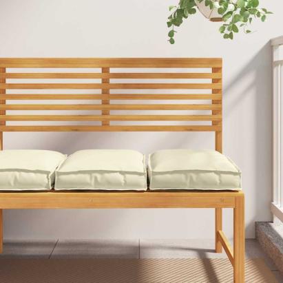 Pernă 2 pcs Crem 40 x 40 x 8 cm Material Oxford GartenMobel Dekor