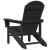 Scaun Adirondack Negru 82 x 74 x 92 cm HDPE GartenMobel Dekor