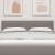 Tăblie cap cu headboard Gri taupe 160 cm Piele artificială GartenMobel Dekor