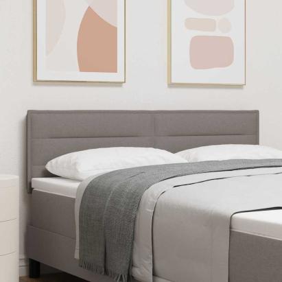 Tăblie cap cu headboard Gri taupe 160 cm Piele artificială GartenMobel Dekor