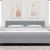 Tăblie cap cu headboard Gri deschis 180 cm Piele artificială GartenMobel Dekor