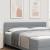 Tăblie cap cu headboard Gri deschis 180 cm Piele artificială GartenMobel Dekor