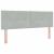 Tăblie cap cu headboard Gri deschis 160 cm Piele artificială GartenMobel Dekor