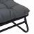 Mobilier de grădină cu pernă 2 pcs Negru 81 x 60.5 x 71 cm GartenMobel Dekor