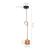 Lampa suspendata Corby 95 cm 1 x E27 max 20W metal lemn funie iuta [lux.pro] HausGarden Leisure